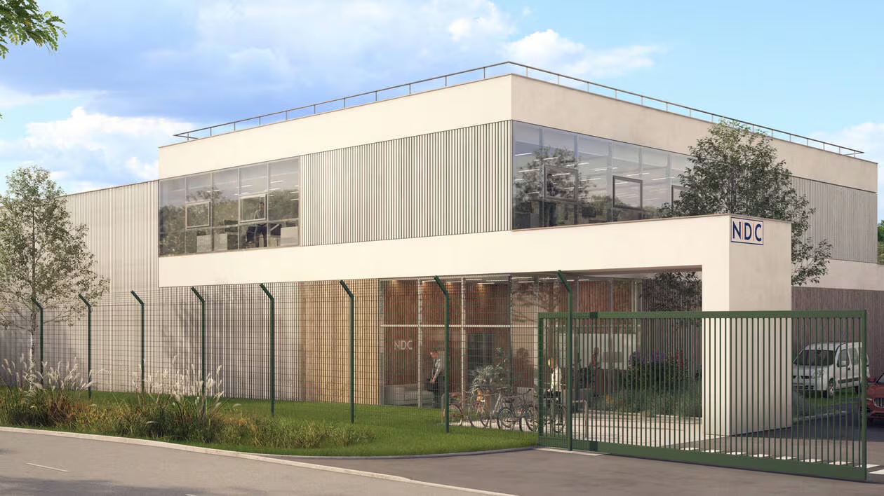 Nation Data Center — bâtiment technique et accès sécurisé